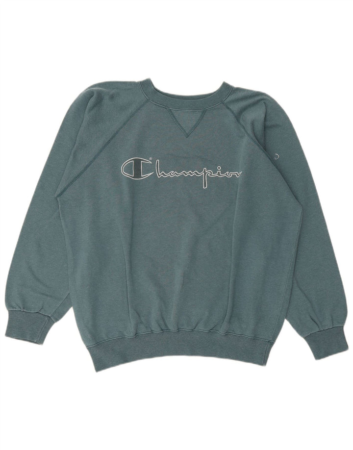 Champion Sweat-Shirt Graphique Homme Vert Moyen