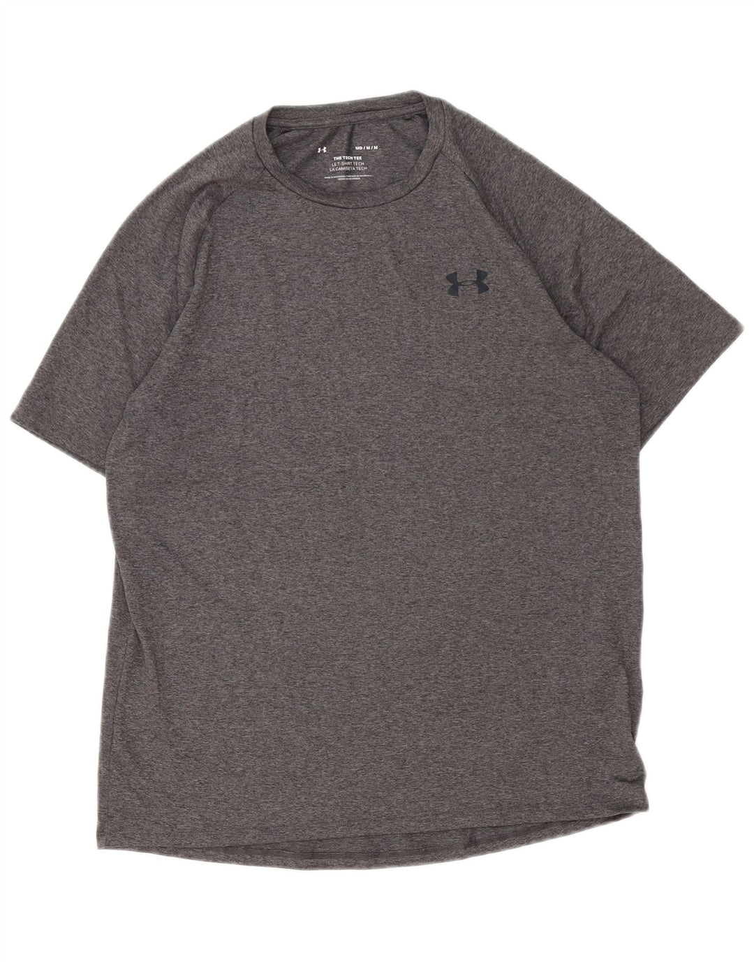 Under Armour T-Shirt Homme Gris Moyen Moucheté Polyester
