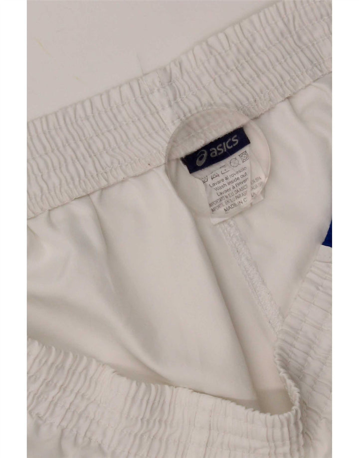 Asics Short de sport pour homme Large Blanc Colorblock Polyester
