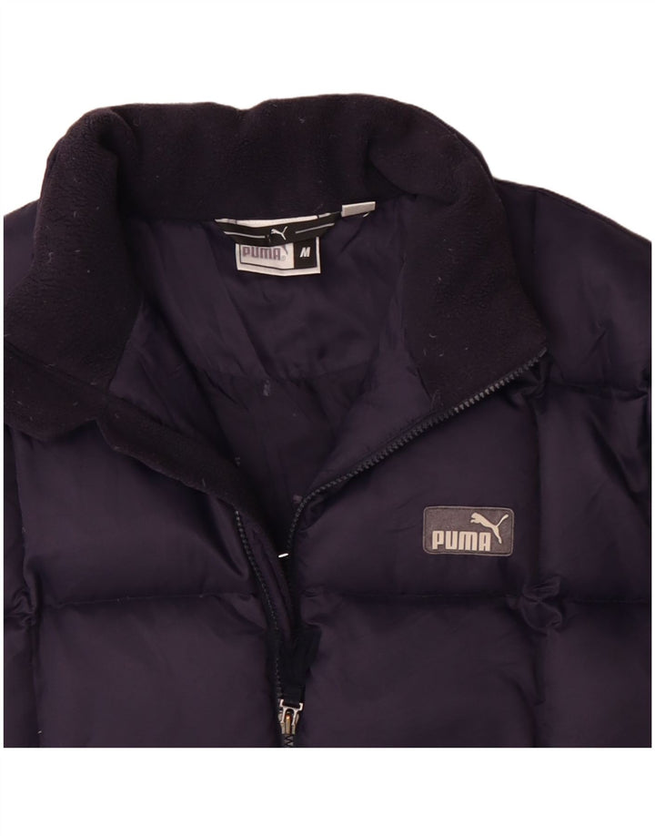Puma Veste rembourrée pour homme UK 38 Bleu marine moyen Polyester