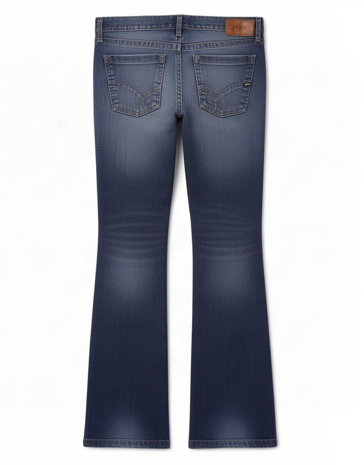 Gas Jean Bootcut Homme W34 L34 Bleu Coton