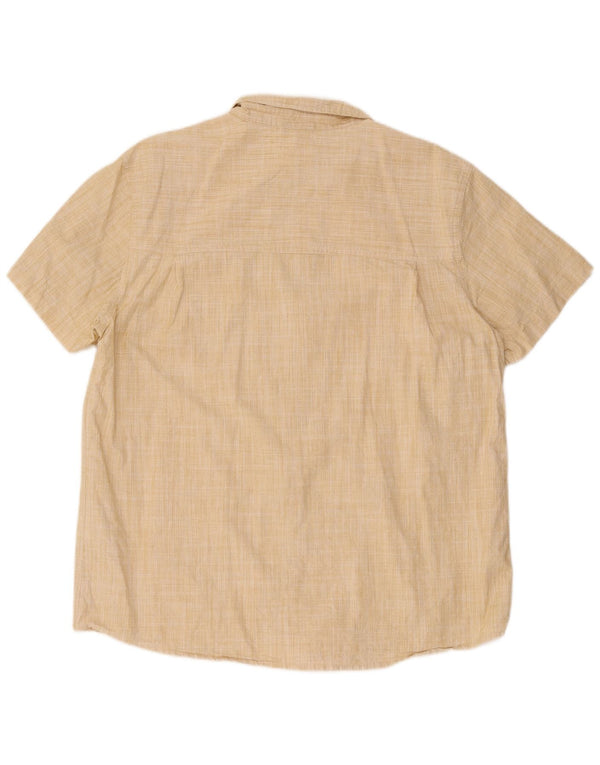 Mountain Warehouse Chemise à manches courtes pour homme 2XL Beige Polyester