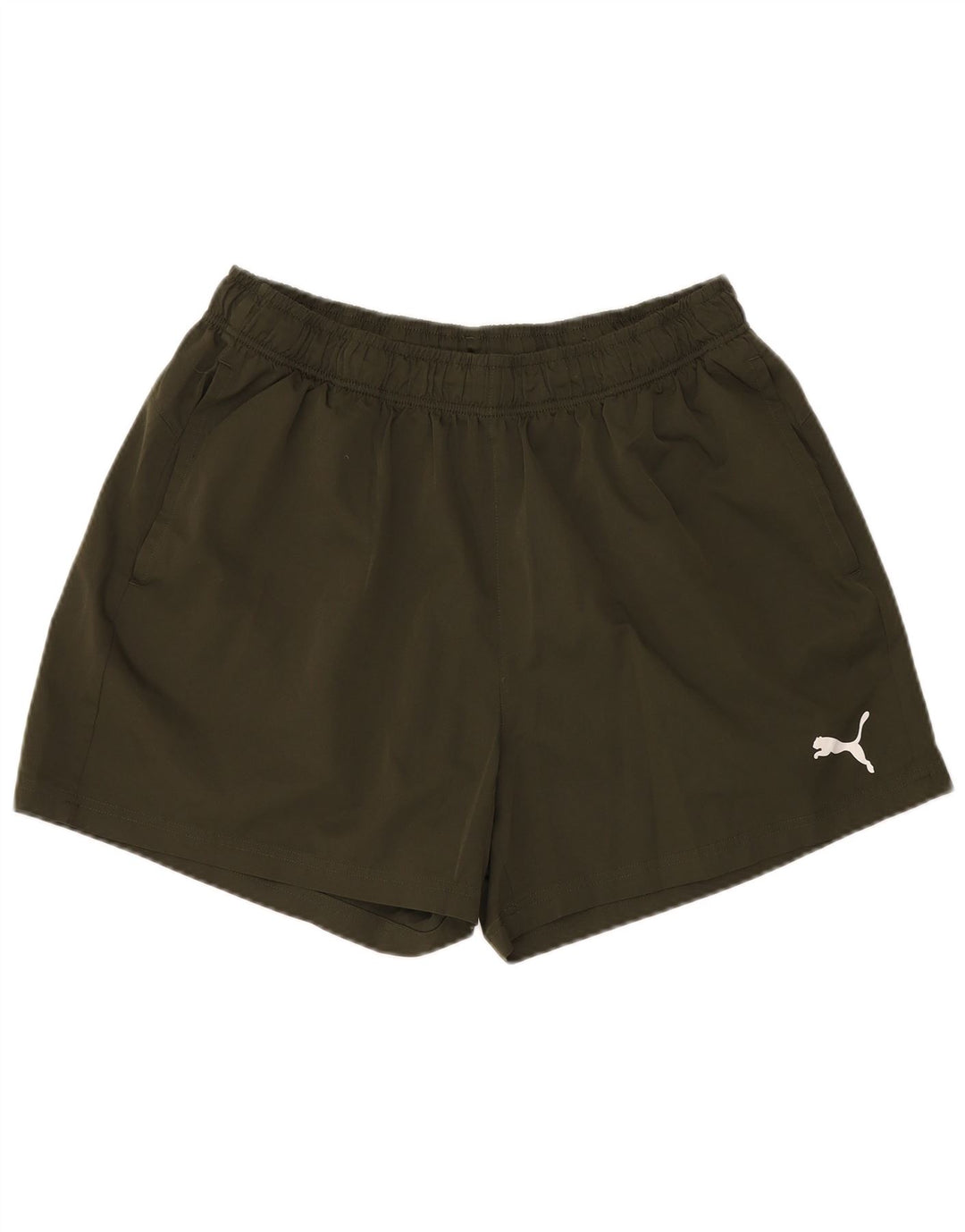 Puma Short de sport pour homme 2XL Kaki Polyester