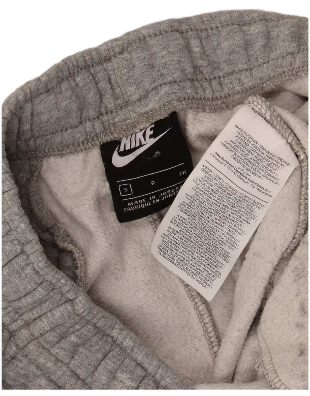 NIKE Pantalon de survêtement pour femme Joggers UK 10 Small Gris Coton