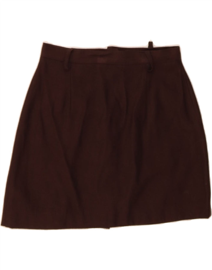 VINTAGE Womens Mini Skirt IT 44 Medium W28  Brown Viscose Vintage Vintage and Second-Hand Vintage from Messina Hembry 
