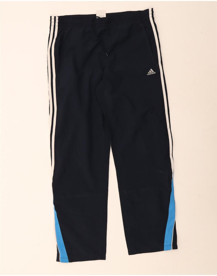 Adidas Pantalon de survêtement pour homme Large Bleu Marine Colorblock Polyester