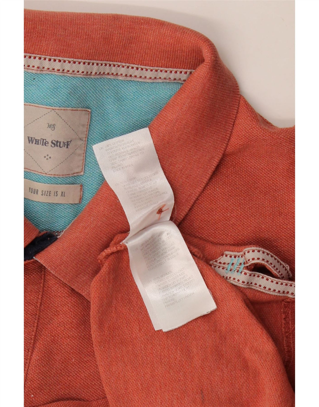 WHITE STUFF Polo Homme XL Bordeaux Coton