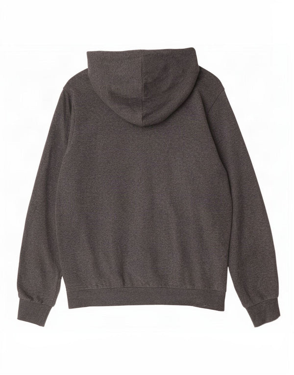 Adidas Pull à capuche zippé pour homme Grand coton gris