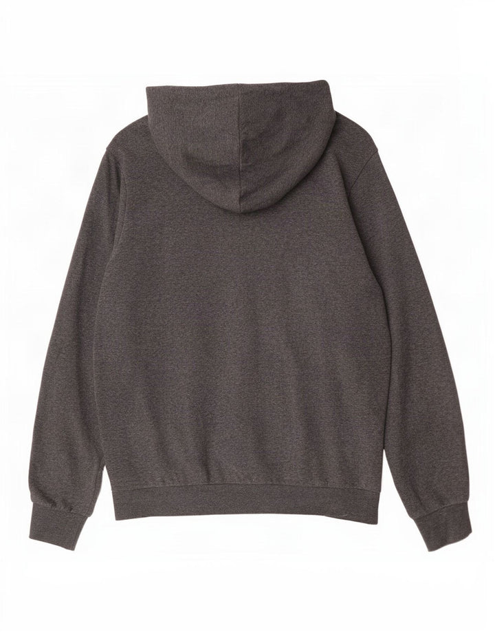 Adidas Pull à capuche zippé pour homme Grand coton gris