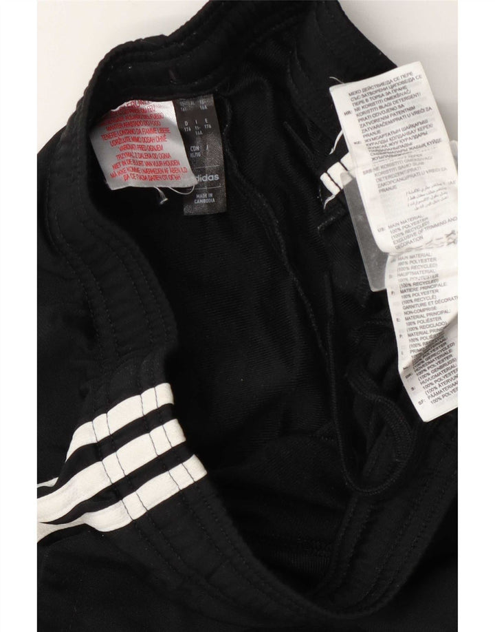 Adidas Pantalon de Survêtement Garçon 15-16 ans Noir Polyester
