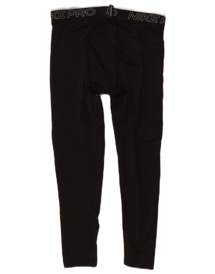 Nike Legging Capri Dri Fit Graphic Homme Noir Moyen Polyester