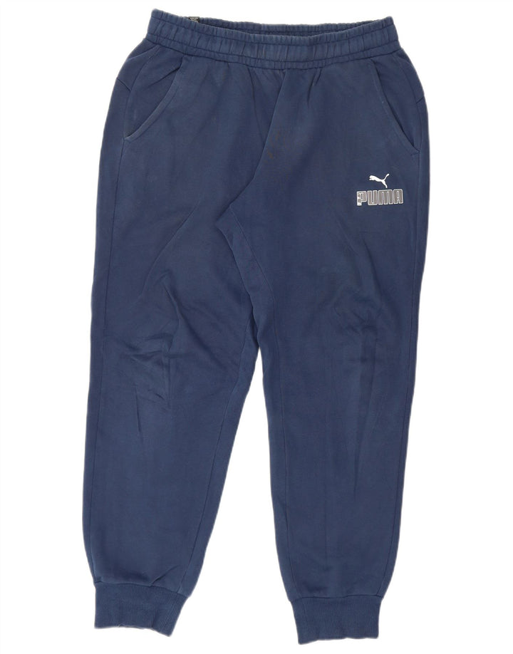 Puma Pantalon de Survêtement Graphic Joggers Homme Bleu Marine Moyen
