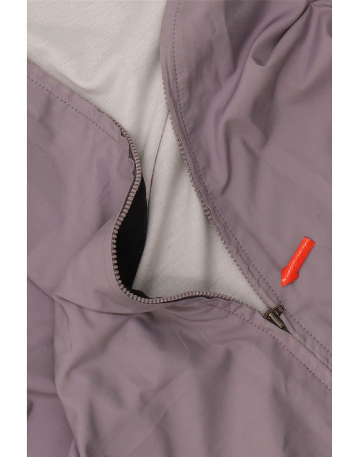 Adidas Veste de survêtement pour femme UK 14 Large Violet Colourblock Polyester