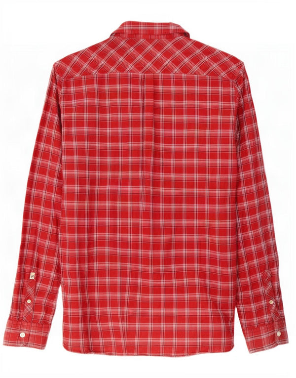 Scotch & Soda Chemise Homme Rouge Moyen Carreaux Coton