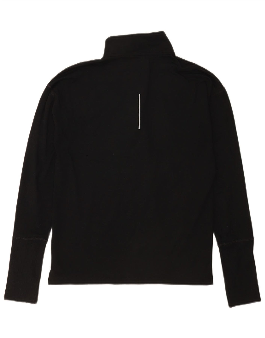 Nike Dri Fit Haut à manches longues avec col zippé pour homme Noir XS