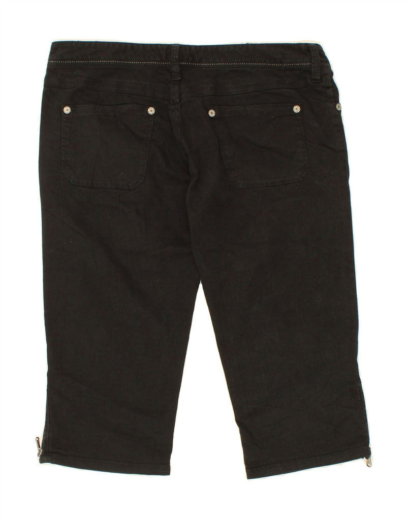 BEST COMPANY Womens Capri Jeans IT 46 Large W32 W17  Black Cotton Vintage Best Company and Second-Hand Best Company from Messina Hembry 