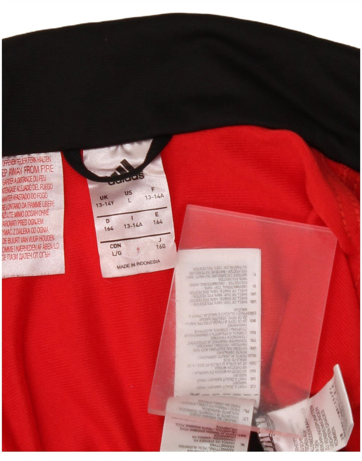 ADIDAS Veste de survêtement graphique pour garçon 13-14 ans Noir Colourblock