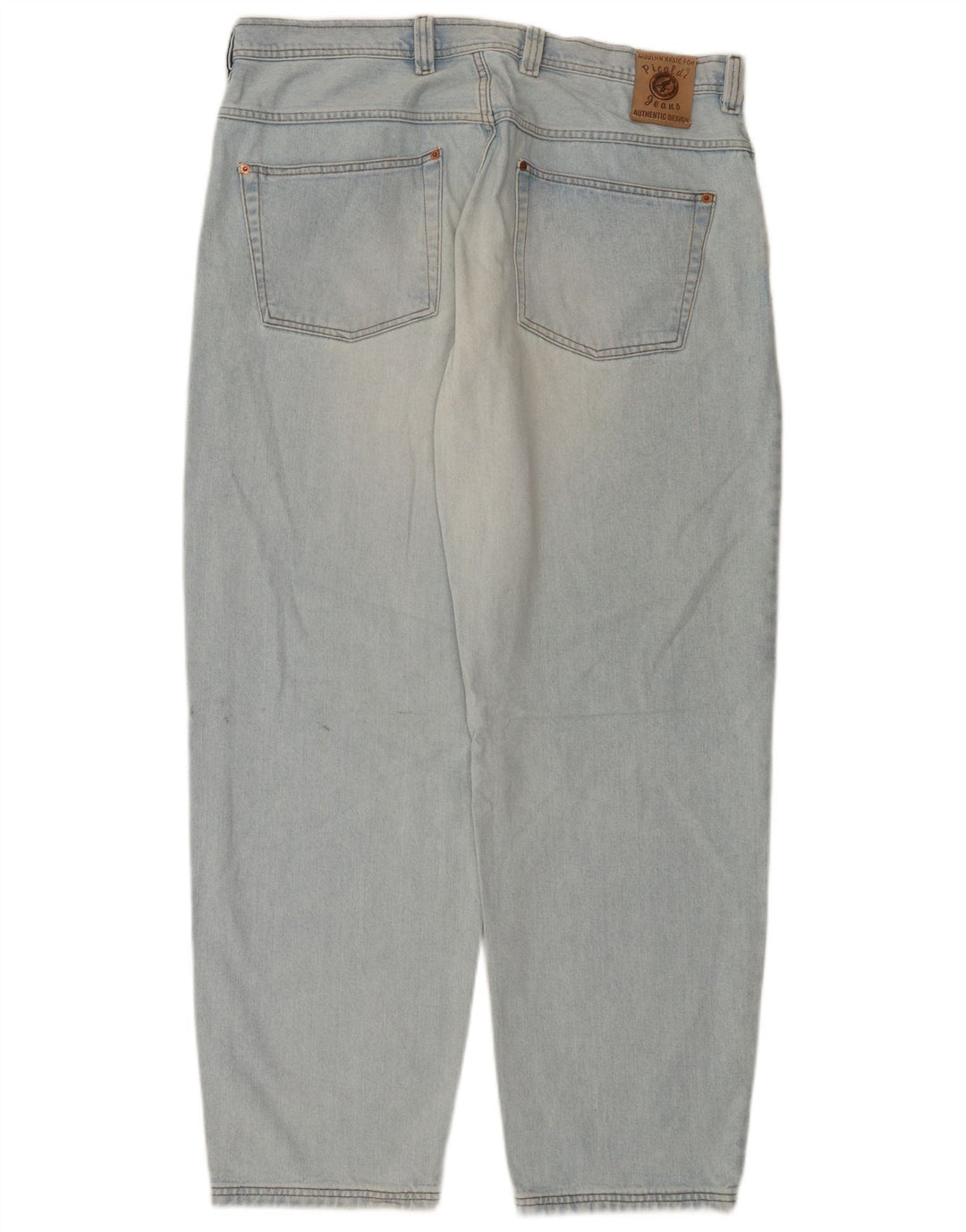 PICALDI Jean ample homme W40 L32 bleu coton