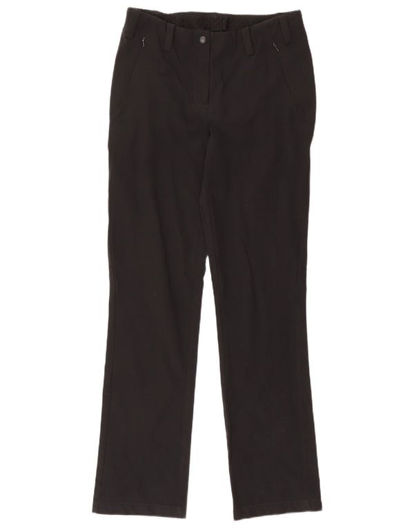 Rohan Pantalon droit décontracté pour femme UK 10 Small W32 L30 Noir Polyamide