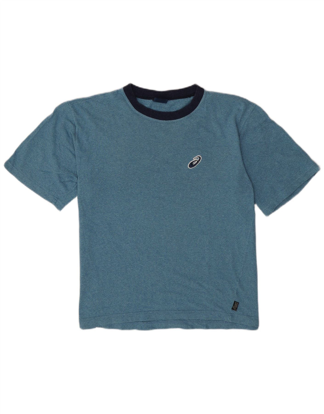 Asics T-Shirt Homme Bleu Moyen Moucheté Coton