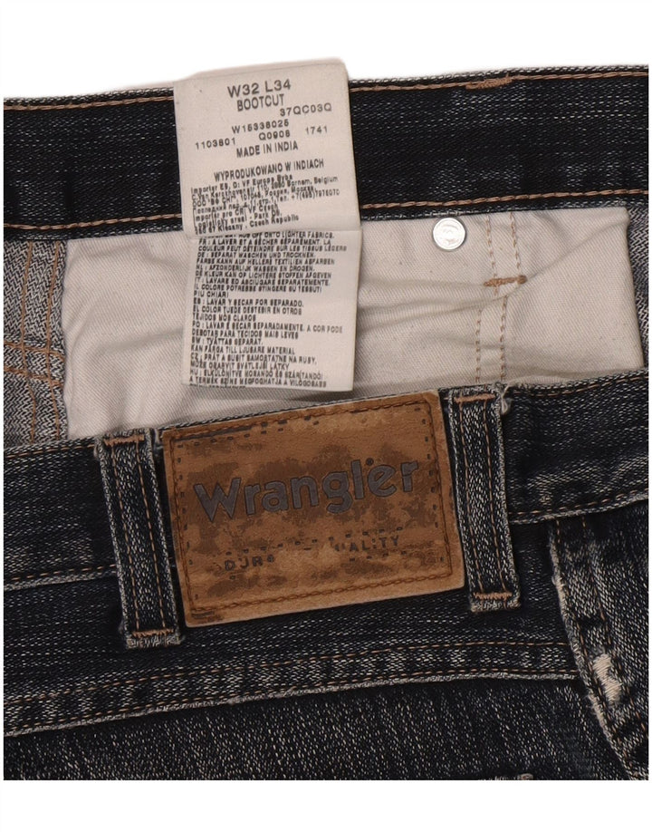 Wrangler Jean Bootcut Homme W32 L34 Bleu Coton
