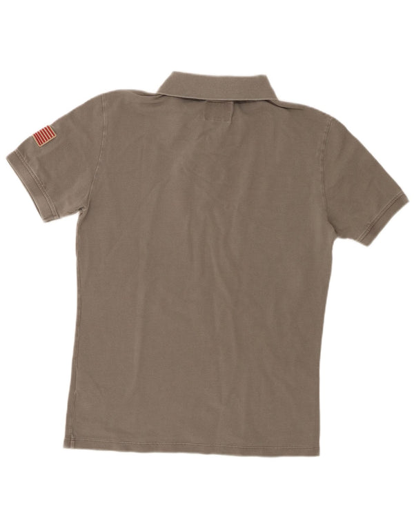 Woolrich Polo Homme Petit Gris Coton