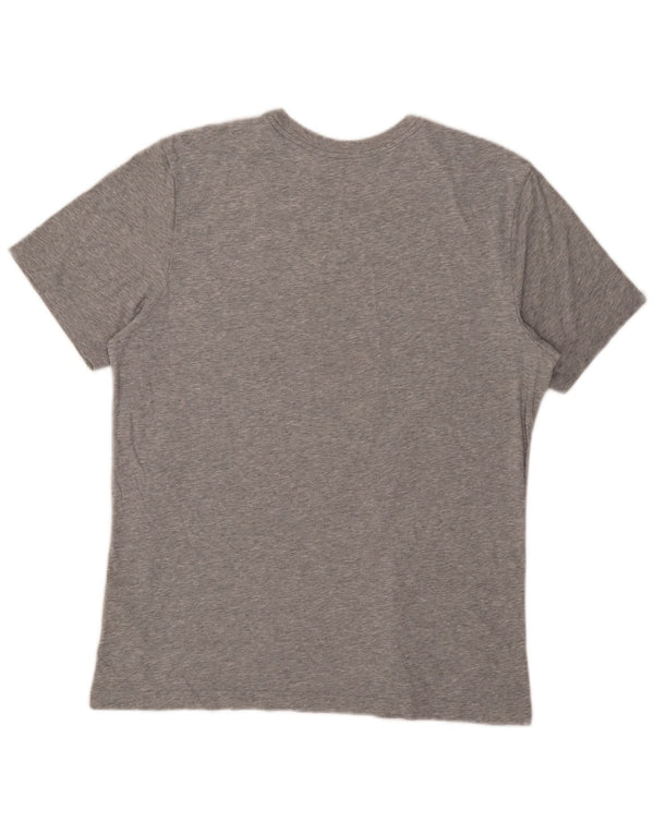 Nike T-shirt graphique pour homme en coton gris Taille L