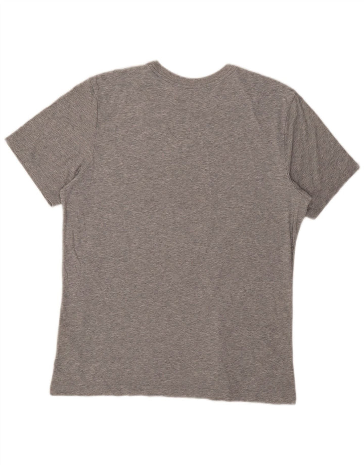 Nike T-shirt graphique pour homme en coton gris Taille L