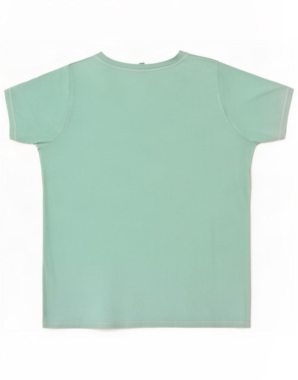 Fat Face T-Shirt Top UK 18 XL Turquoise