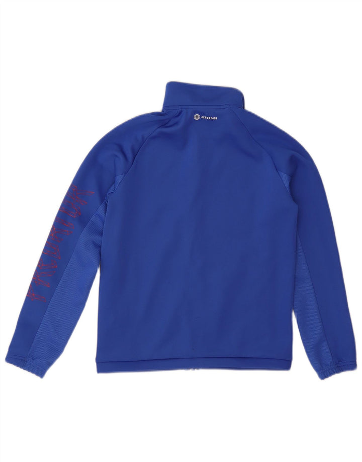 Veste de survêtement Adidas Predator Graphic pour garçon 9-10 ans Bleu Polyester