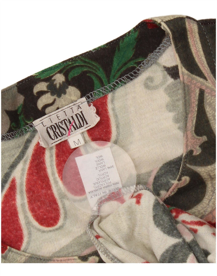 Cristaldi Chemisier coupe ample pour femme UK 44 Medium Multicolore Floral