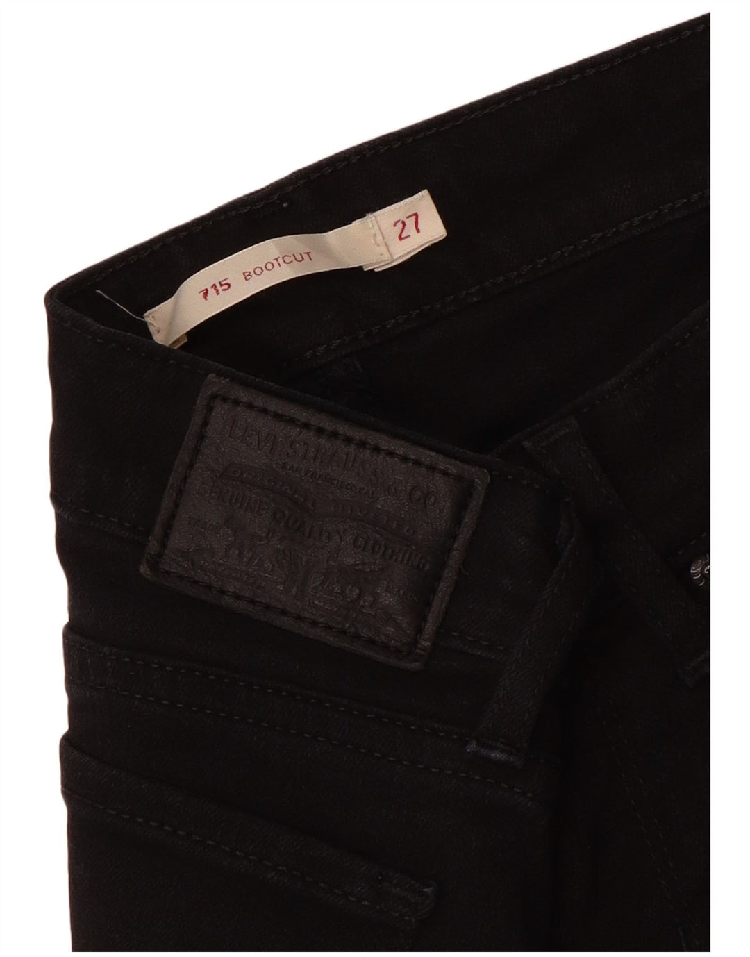 Levi's Jean Bootcut 715 Femme Noir W27 L28