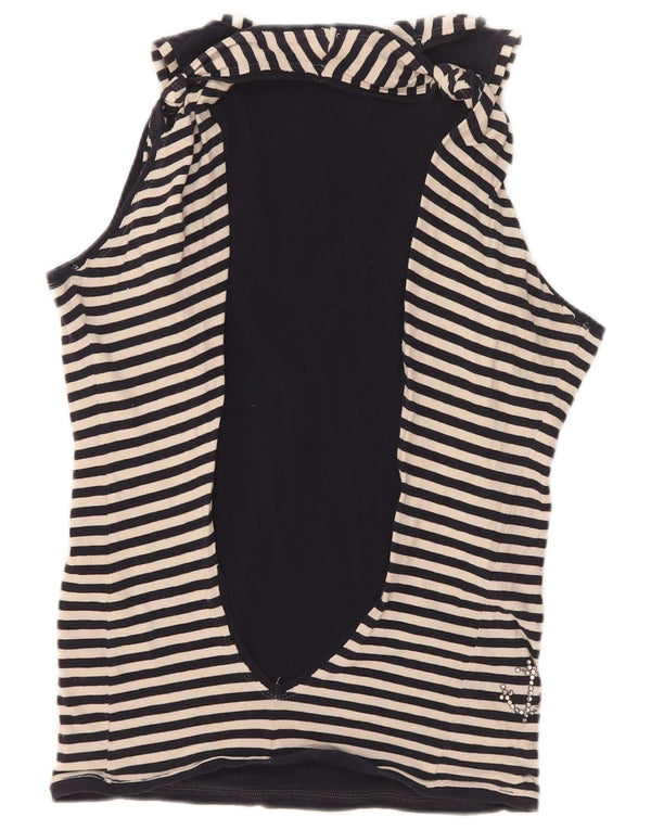 Max & Co. Débardeur pour femme UK 12 Medium Noir Rayé