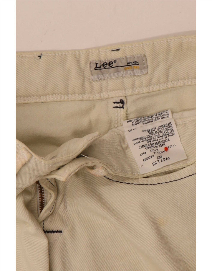 Lee Jean Slim Amy Femme W27 L33 Coton Blanc Cassé