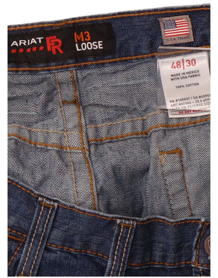 ARIAT Jean Ample M3 Homme W48 L30 Bleu Coton