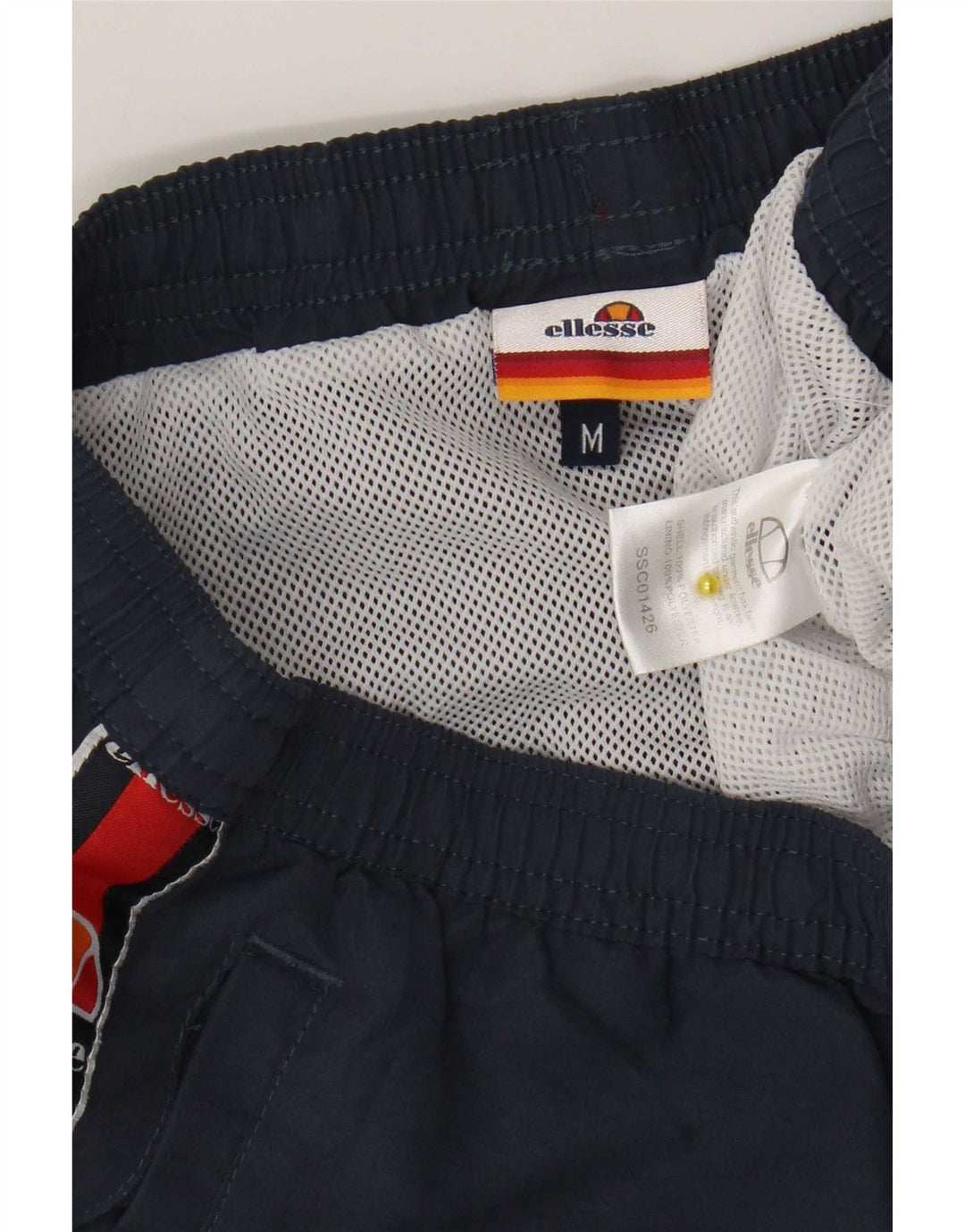 Ellesse Short de Bain Graphique Homme Bleu Marine Moyen Colourblock