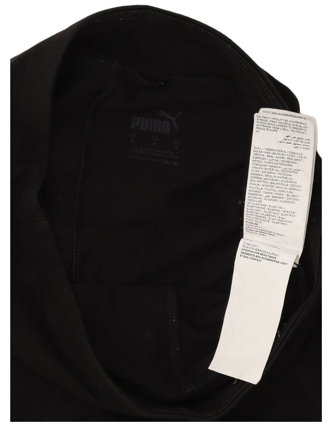 PUMA Legging graphique pour femme UK 10 Small Noir Coton