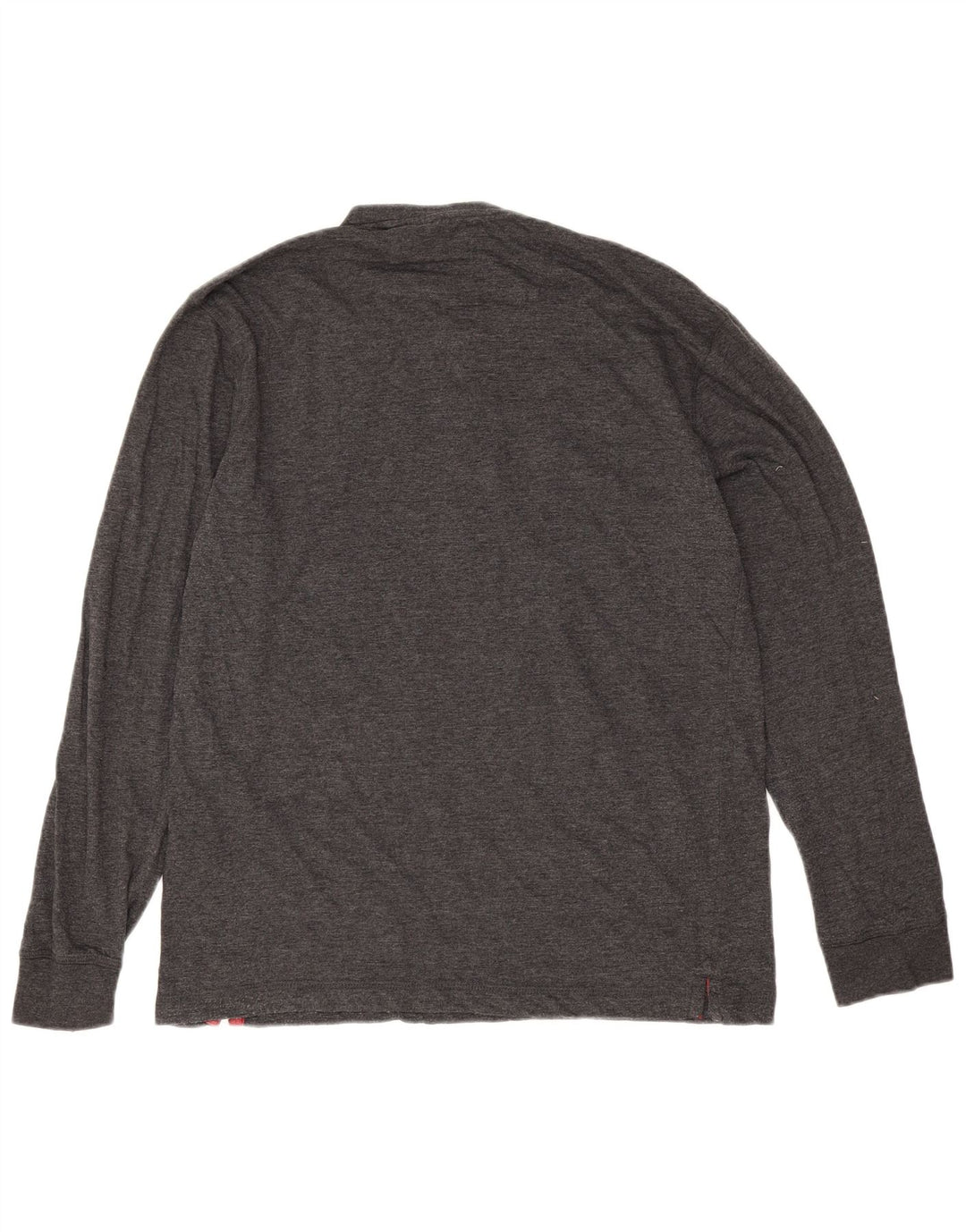 Chaps Top Homme Manches Longues Gris Moyen Moucheté Coton