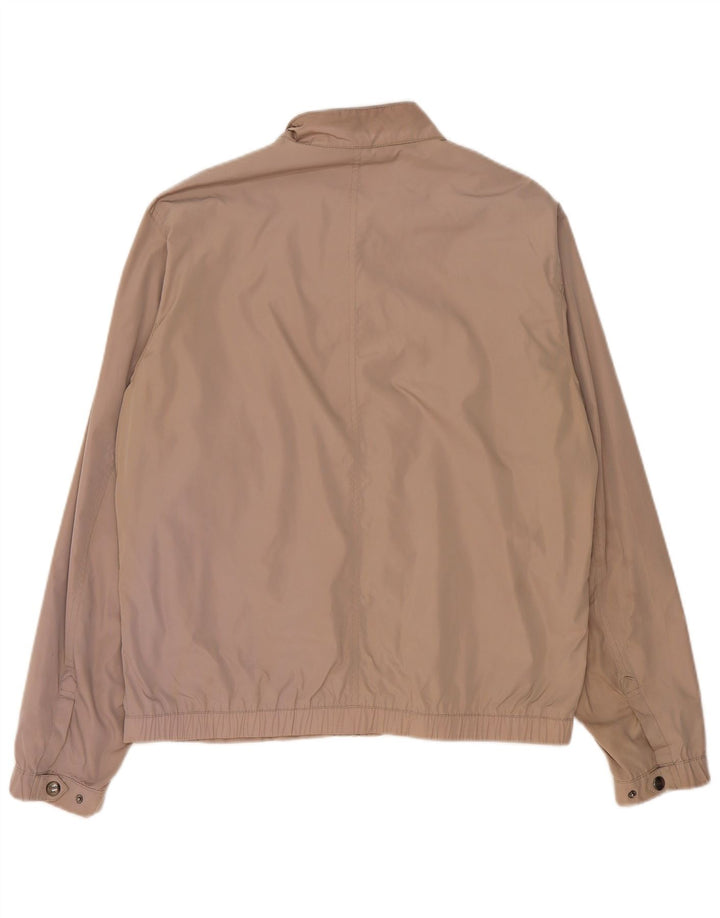 Massimo Dutti Veste Bomber Homme UK 42 XL Nylon Beige