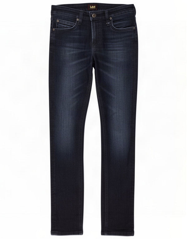 Lee Mens Malone Skinny Jeans W29 L30 Bleu Coton