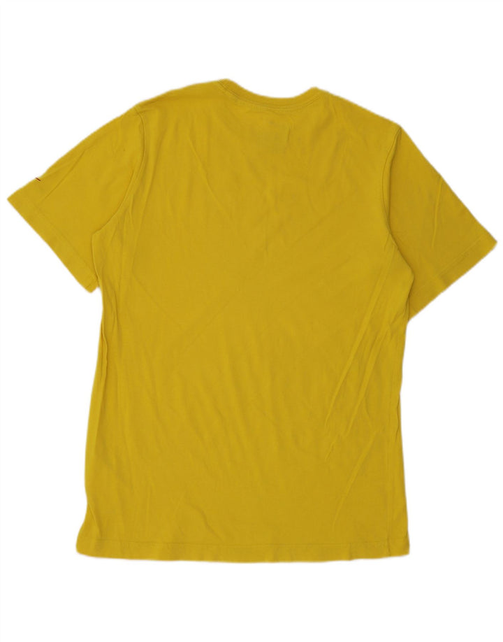 NIKE Haut T-Shirt Graphique Garçon 13-14 ans XL Jaune Coton
