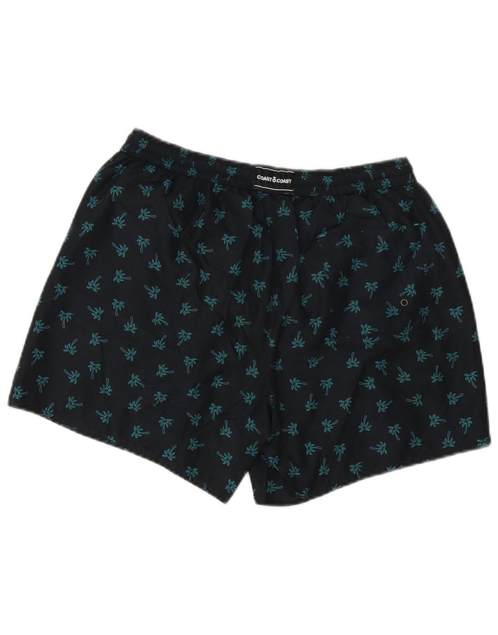 COAST Short de Bain Graphique Homme Noir Moyen Polyester