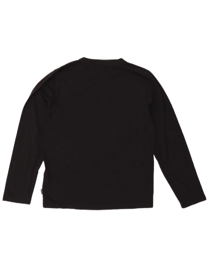 Converse Haut graphique à manches longues pour homme en coton noir moyen