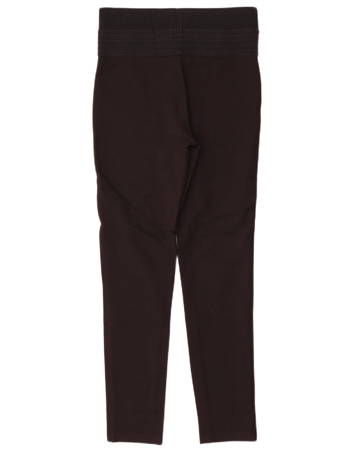 Zara Leggings taille haute pour femme UK 12 Noir moyen