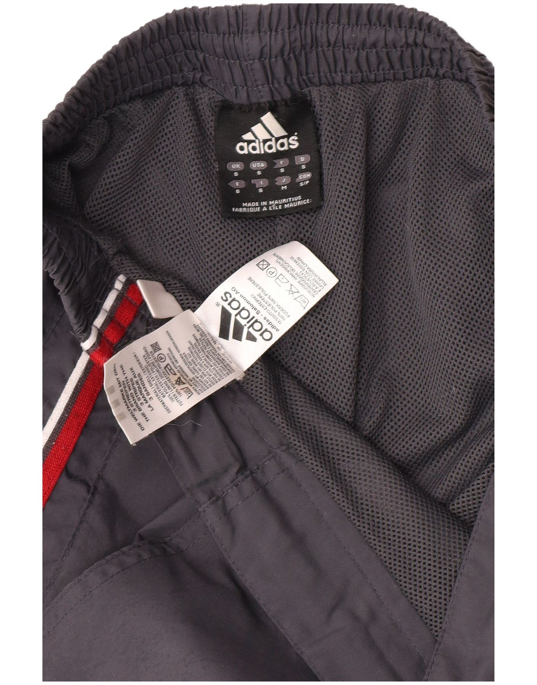 Adidas Pantalon de survêtement graphique pour homme Petit gris Polyester