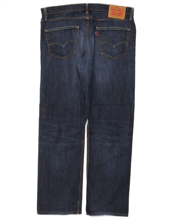 Levi's Jean Droit 504 Femme W34 L32 Bleu Coton