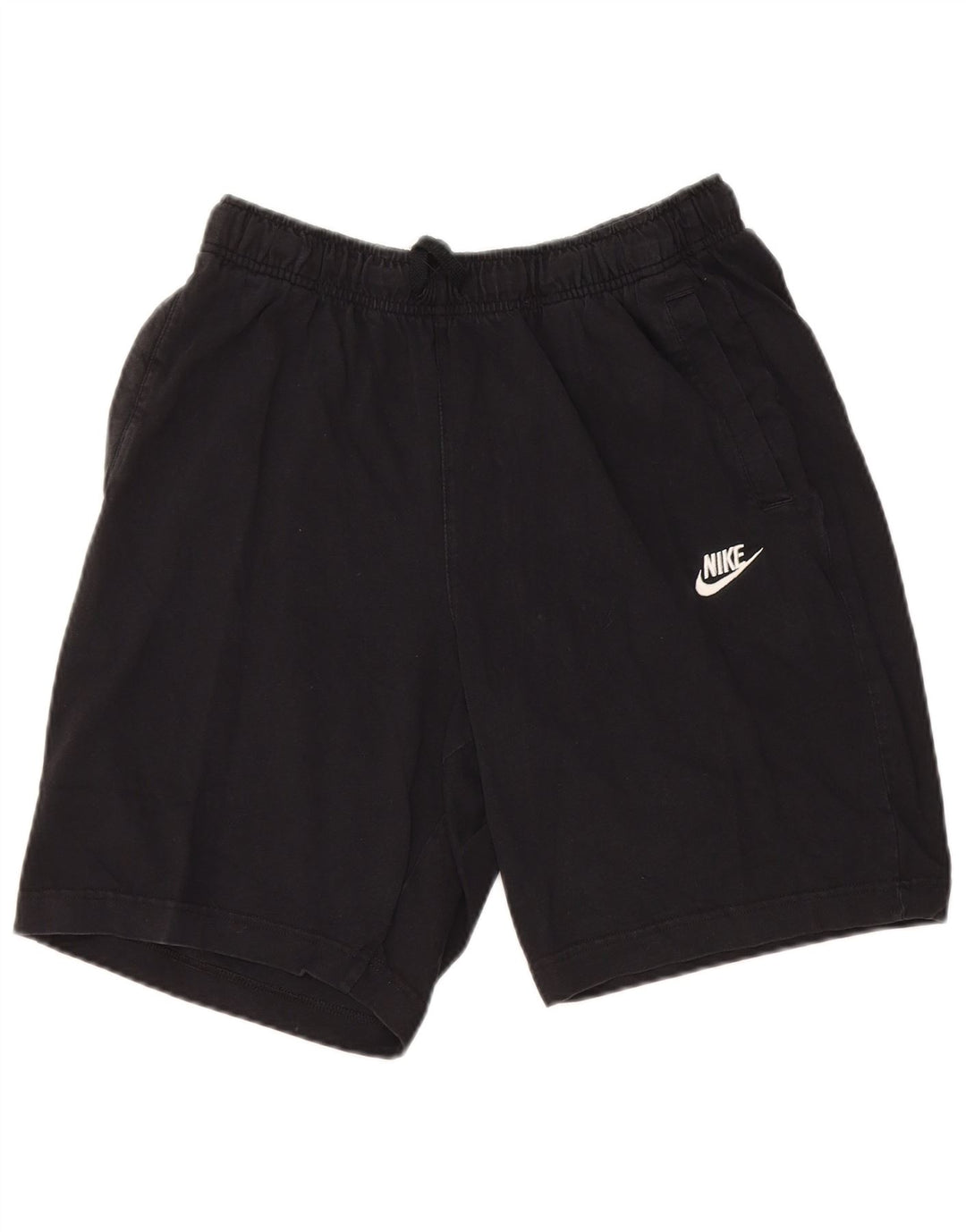 Nike Short de sport pour homme en coton noir moyen