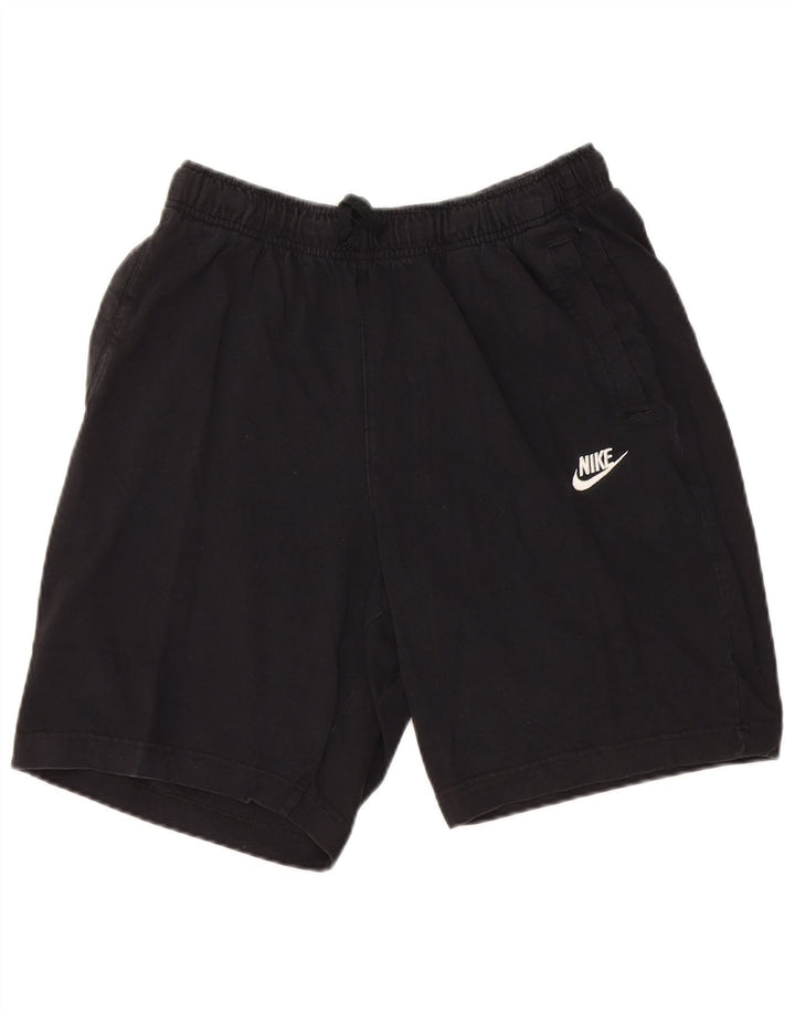 Nike Short de sport pour homme en coton noir moyen