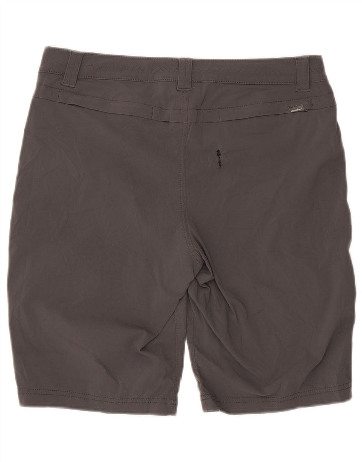 Eddie Bauer Short de randonnée pour femme US 10 Large W32 Nylon gris