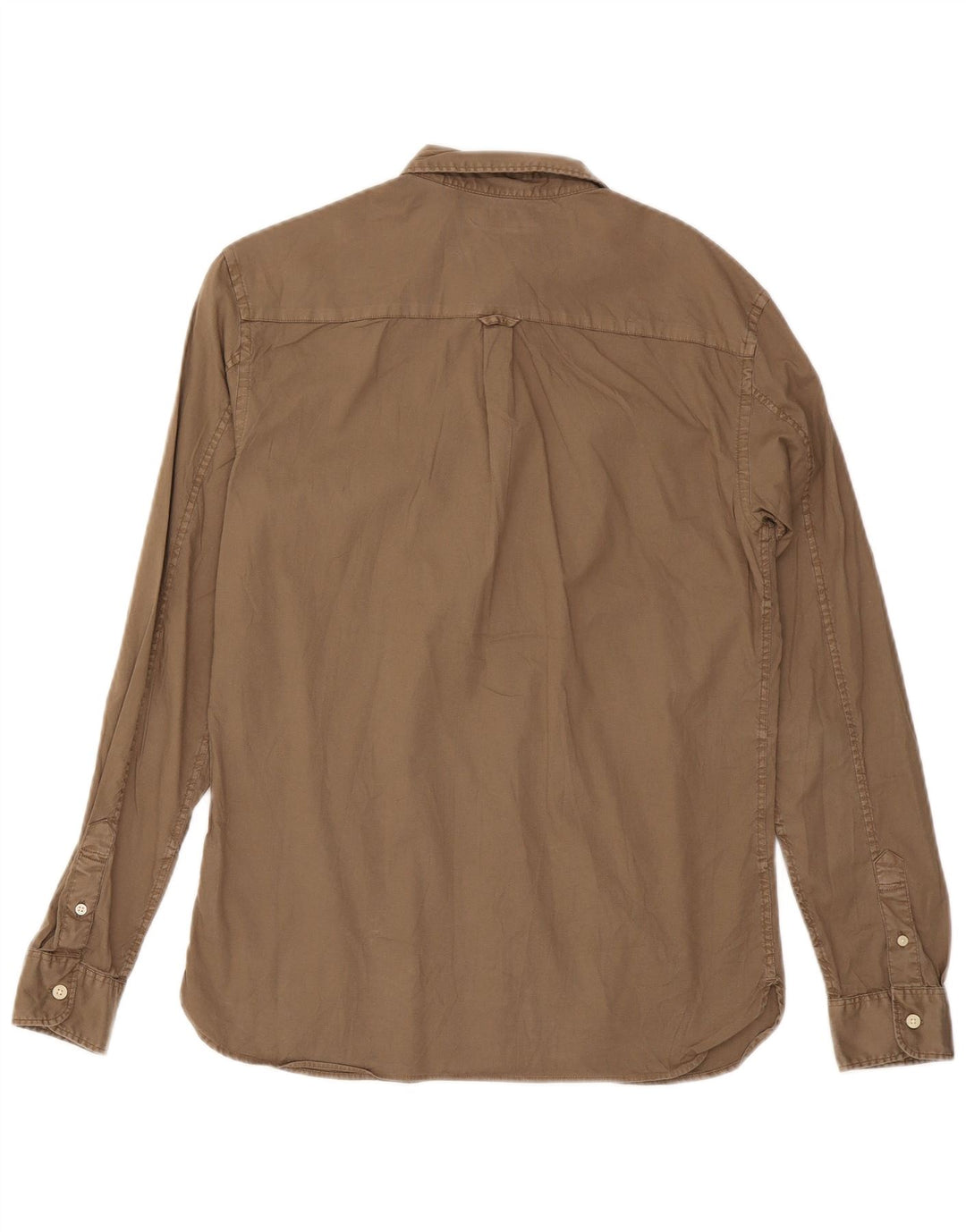 All Saints Chemise Homme Marron Moyen Coton
